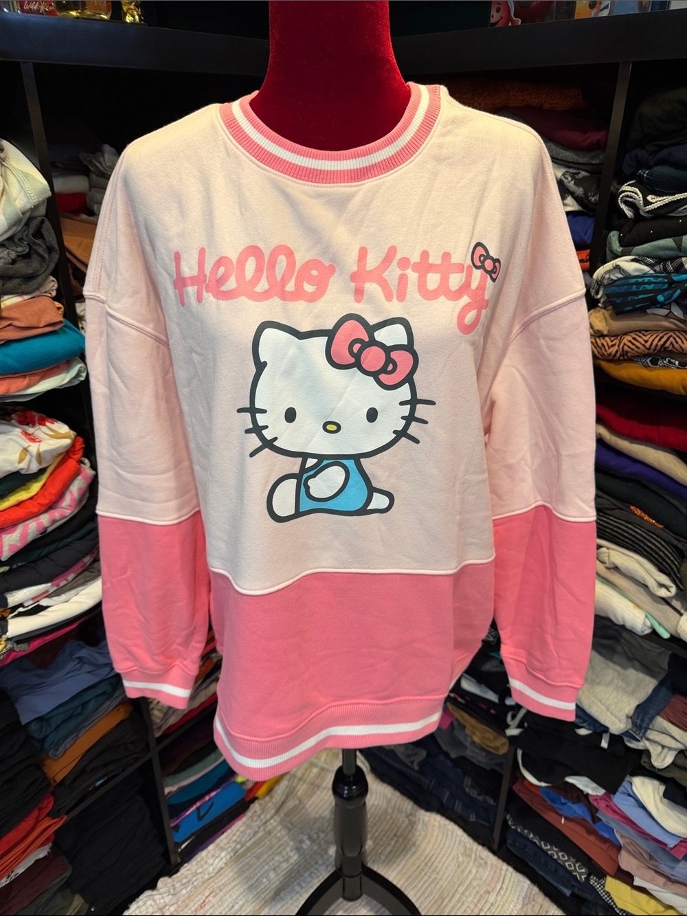 #509. Hello Kitty Sanrio sweater.  1x